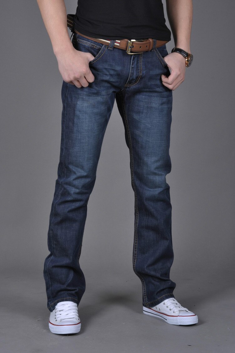 Four seasons plus size herrejeans, straight bukser, business casual bukser, smalle lange bukser og multi-lomme herremodeller