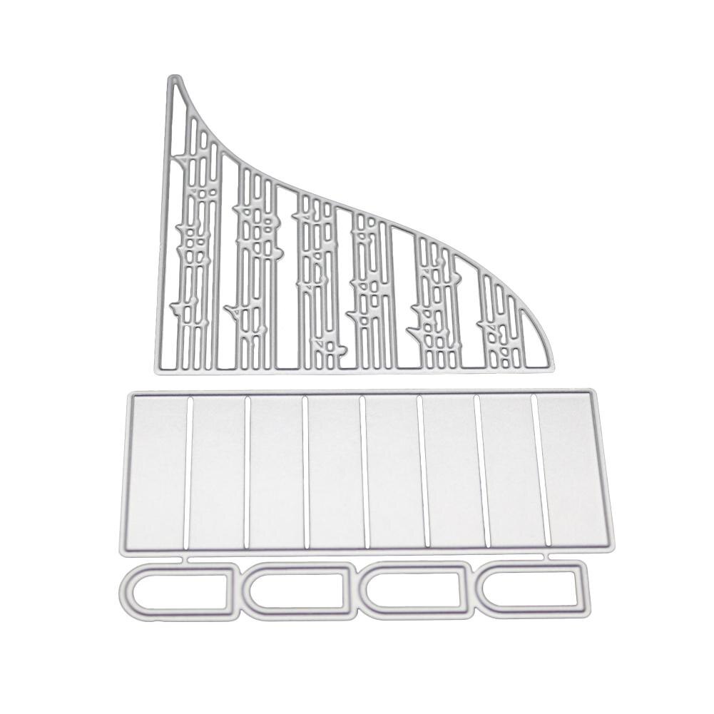 Kuulee Piano Muziek Serie Stansmessen DIY Scrapbooking Ets Stencils