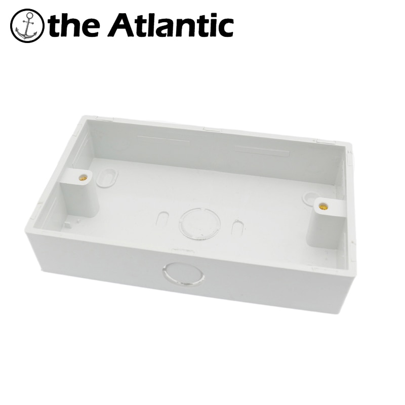 Caja de instalación externa de 146mm x 86mm, caja de conexiones externas, caja de instalación de superficie, caja exterior para enchufe de interruptor, tipo 146