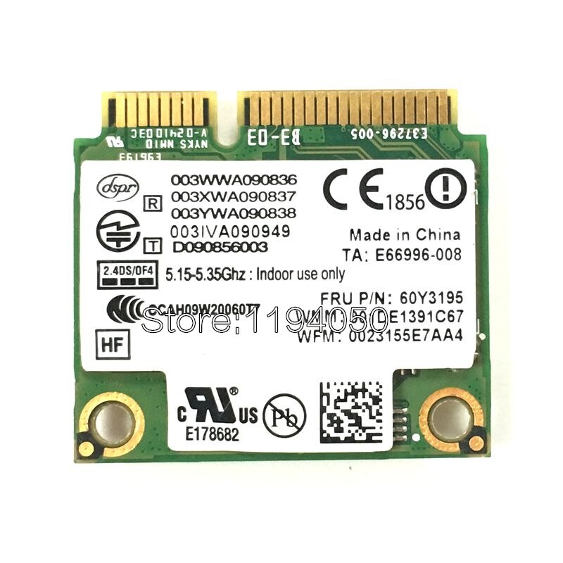 Intel Erweiterte-N 6250 ANX WiMAX wifi 2,4G/5G 300 Mbps 622ANX 60Y3195 T410 X201 X201i t510 W510 W701