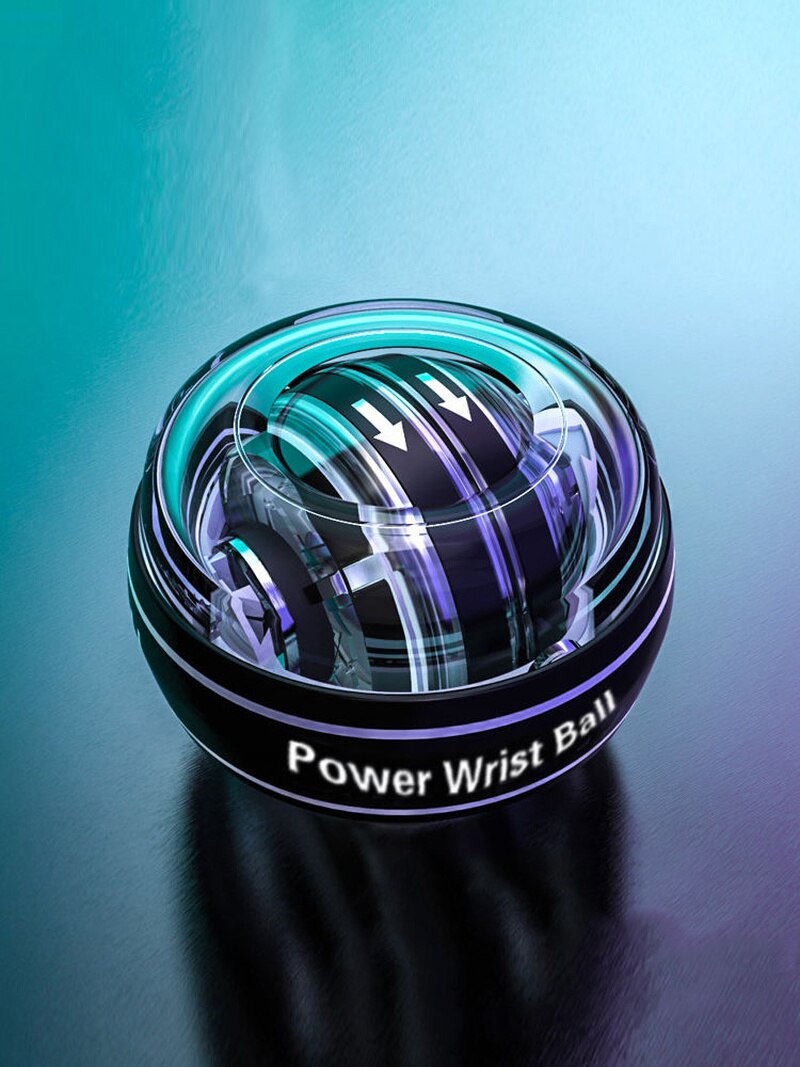 Rainbow Led Muscle Power Ball Wrist Ball Trainer Relax Gyroscope Powerball Gyro Arm Exerciser Strengthener Fitness Equipments
