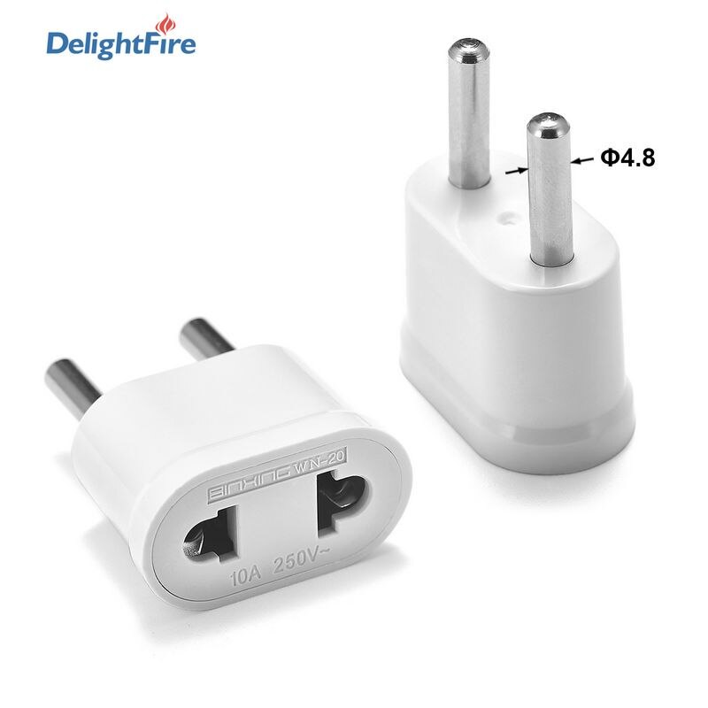 Eu/Us Power Plug Adapter Europese Socket Eu Us Plug Adapter Elektrische Oplader Socket Ons Eu China americana Ac Converter