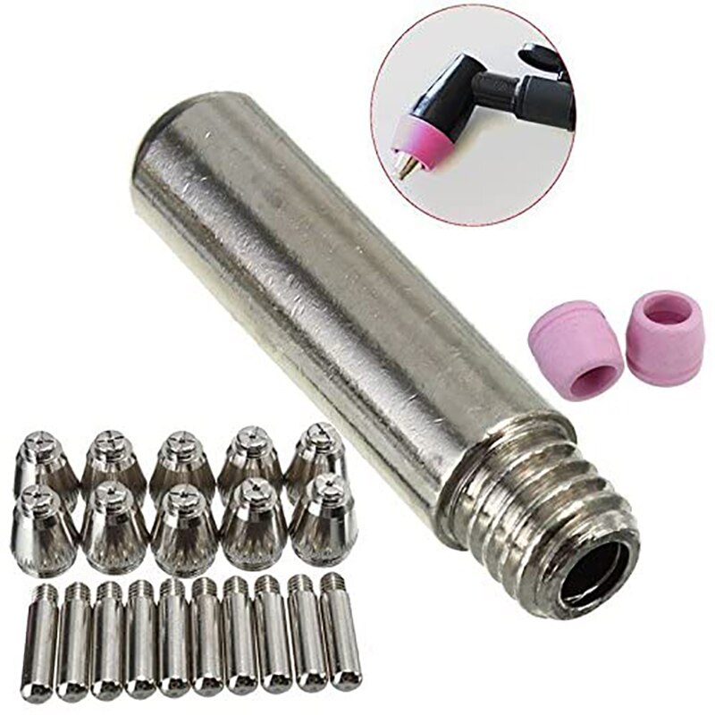 10 Ugelli Per Plasma 0.9mm 40Amp, Consumabili Per Torcia SG-55 AG-60, Compatibili Con Saldatrici Cut-60, Rilon, Riland, Jasic