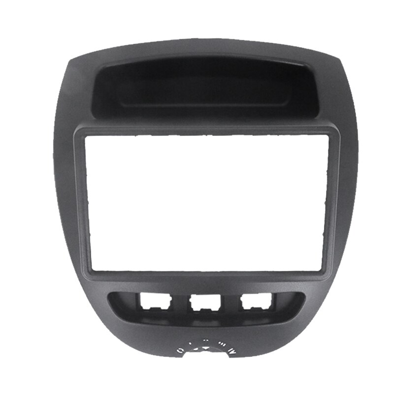 2 din bil stereo radio o panel ramme fascia mount kit til peugeot 107 citroen  c1 toyota aygo