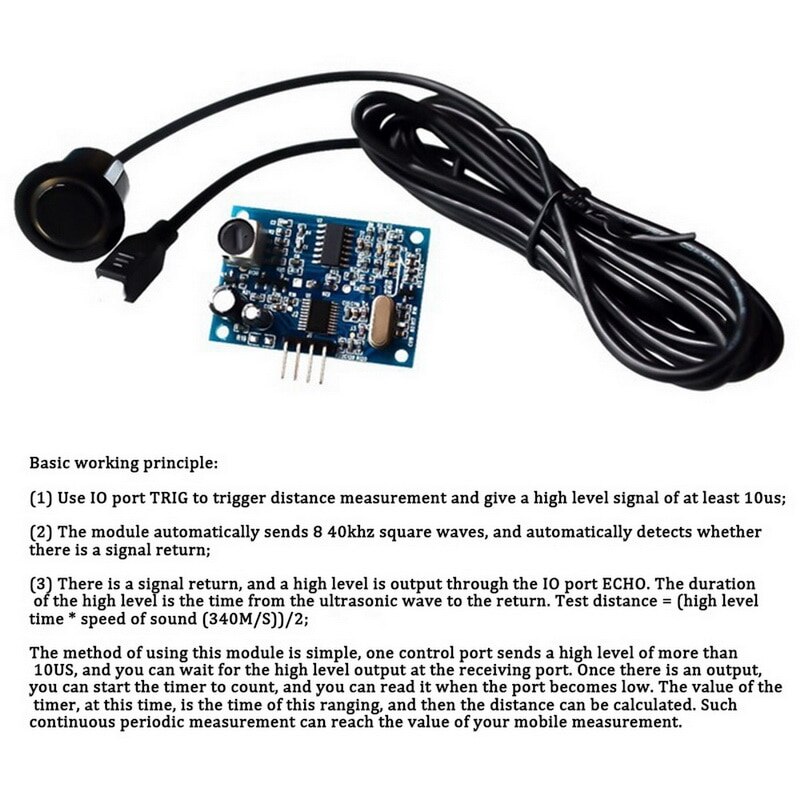 Waterproof Ultrasonic Module JSN-SR04T / -SR04M Water Proof Integrated Distance Measuring Transducer Sensor for Arduino