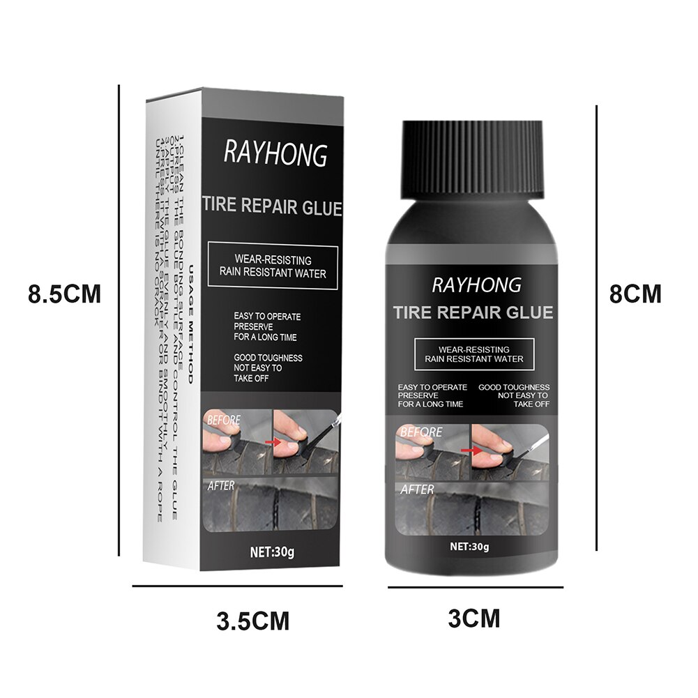 Neue Schwarz Super Kleber Auto Gummi Reparatur Reifen Kleber 480S Auto Klebstoffe Reifen Reparatur Kleber Fenster Lautsprecher Dichtung Reifen reparatur Kleber