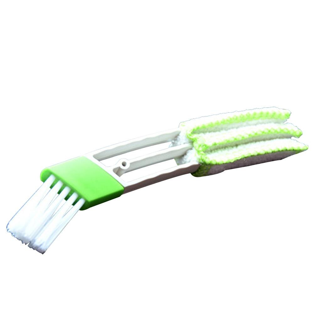 2 In 1 Auto Airconditioner Vent Slit Verf Cleaner Spot Roest Spot Remover Brush Afstoffen Jaloezieën Toetsenbord Schoonmaken Auto wassen Borstel