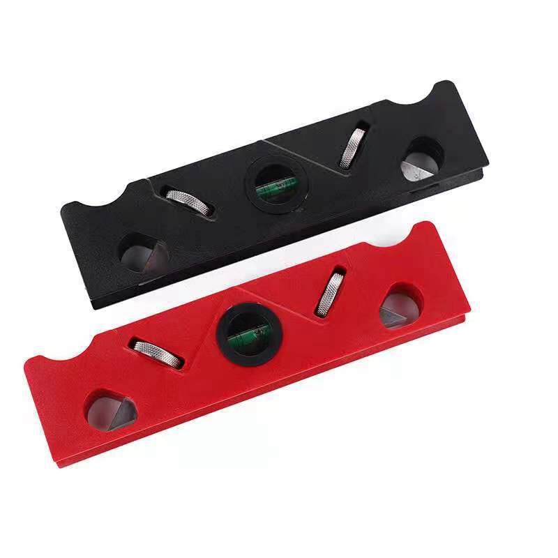 Chamfer Plane, Woodworking Planer Chamfering Trimming 45 degree Bevel Corner with Adjustable Blade &amp; Bubble Level