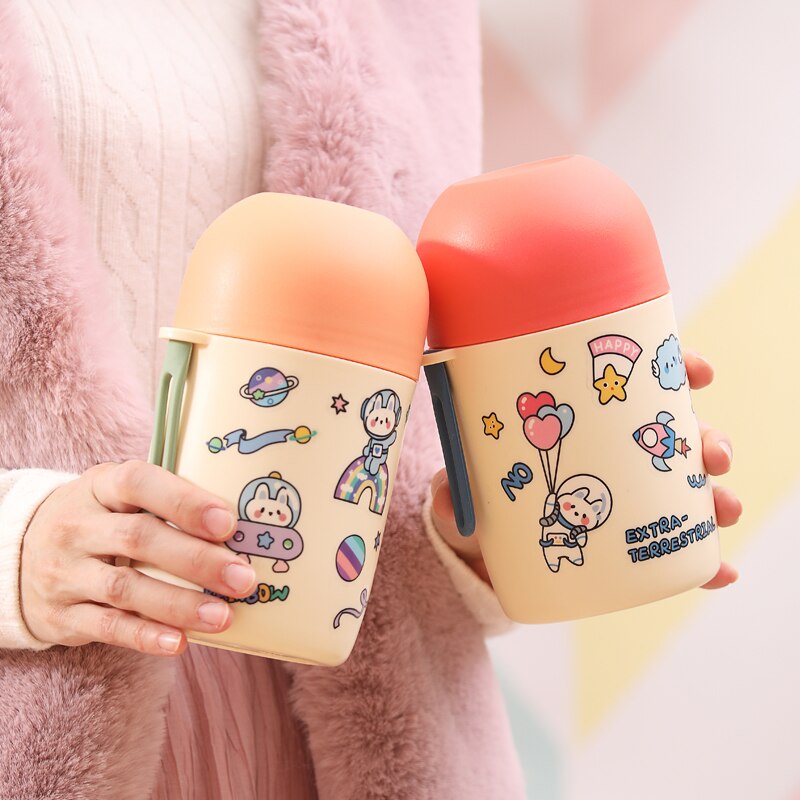 Boîte à déjeuner Thermos de 580ml, conteneurs de soupe alimentaire portables en acier inoxydable, flacons sous vide, boîte à déjeuner pour enfants