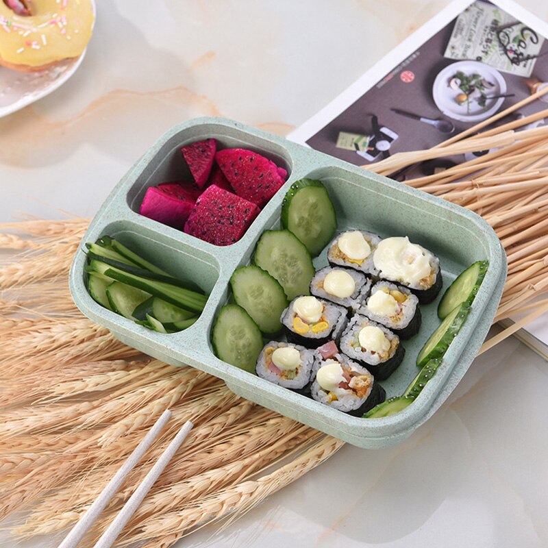 Unicorn Bento Boxes Eco-Friendly Portable Healthy Lunch Box for Kids Food Storage Container Dinnerware Food box: 4