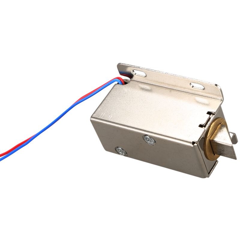 Electric lock door solenoid valve Silver