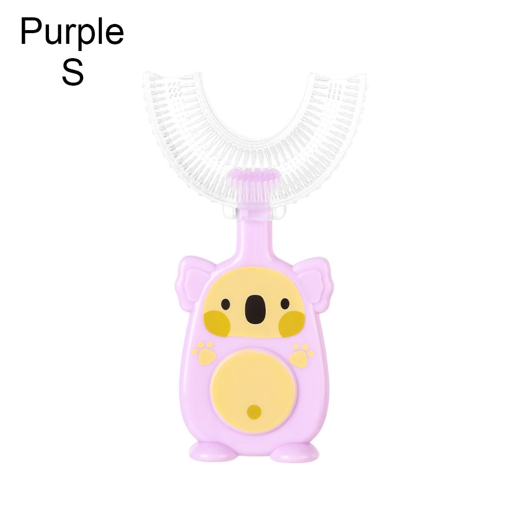 2-12years Schoonmaken Tool Tand Schoonmaken Koala Kinderen Tanden Borstel Oral Care Kinderen Tandenborstel Accessoires: purple-S