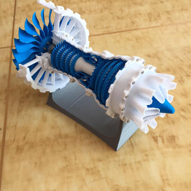 Moteur aéromoteur imprimé en 3D, Type Turbofan, Type ordinaire et électrique, bricolage,: Ordinary 2
