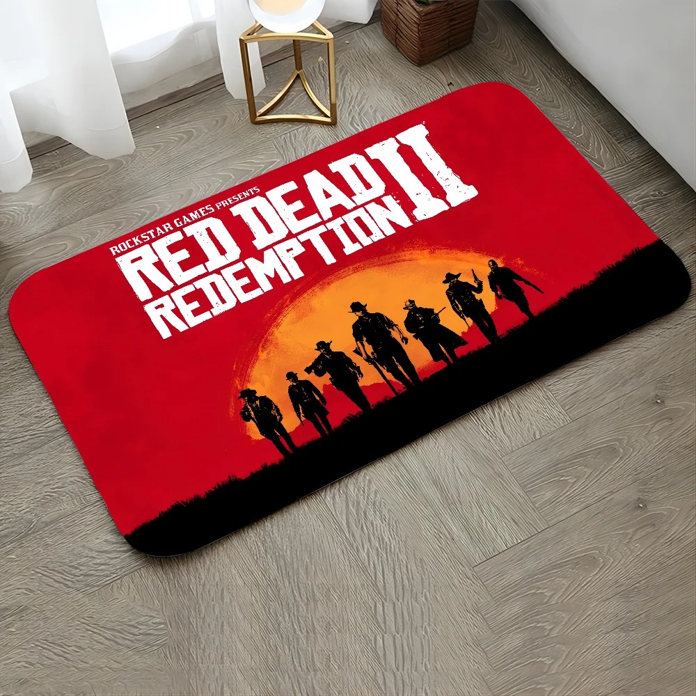 rot tot Erlösung 2-matt Willkommen rutschfester Eingangsteppich für Wohnzimmer, Heimdekoration, Badematten, Boden, waschbare Eingangsteppiche: 45x70cm / Gelb