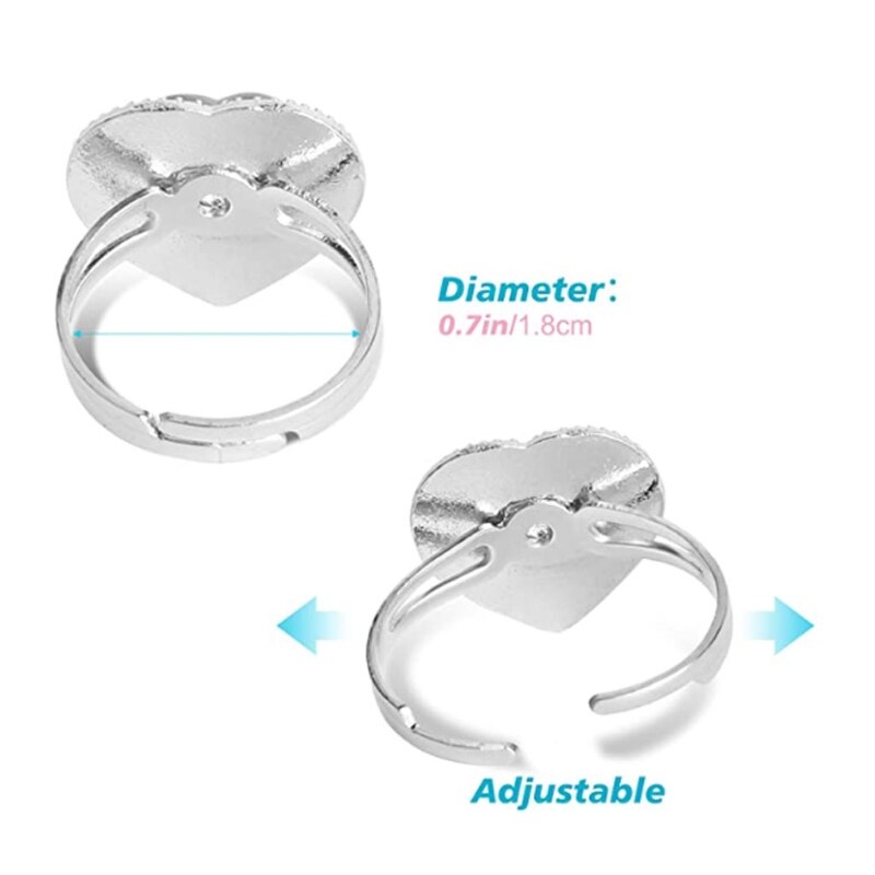 30 stilar färgförändring humör ring band kit känsla känsla justerbar storlek temperatur finger ringar kit för aults barn