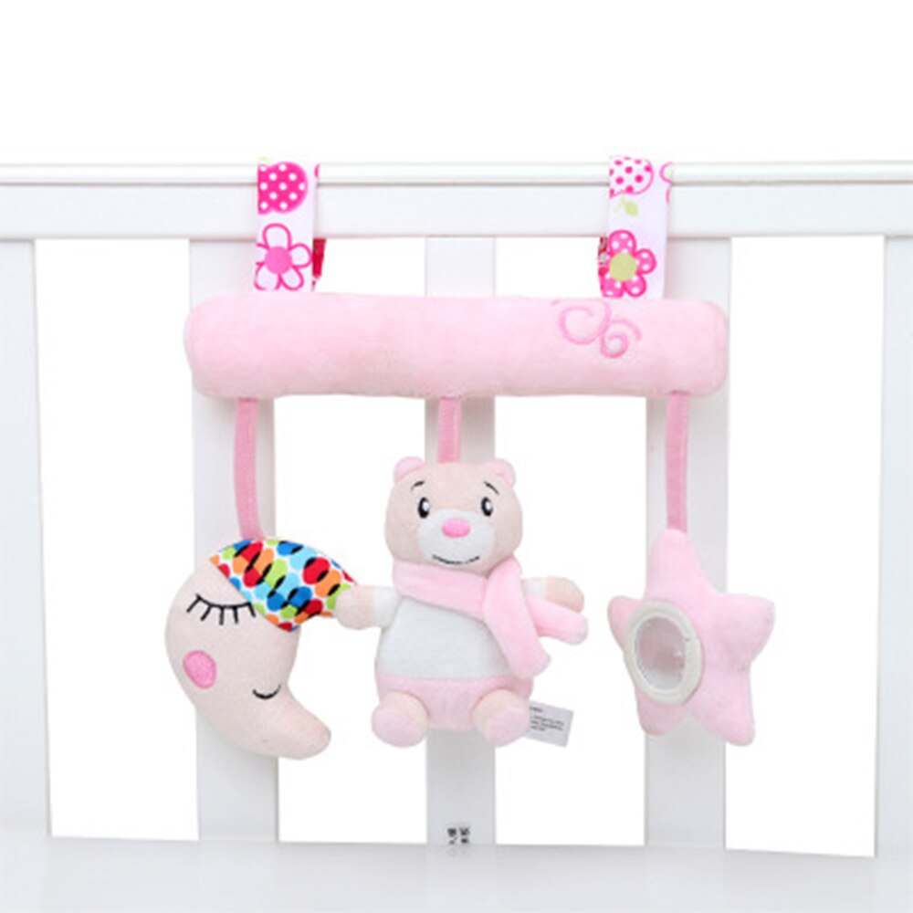 Kid Baby Krippe Bett Kinderwagen Hängen Bär Rassel Bett Kinderwagen Glocke Plüsch Spielzeug: B