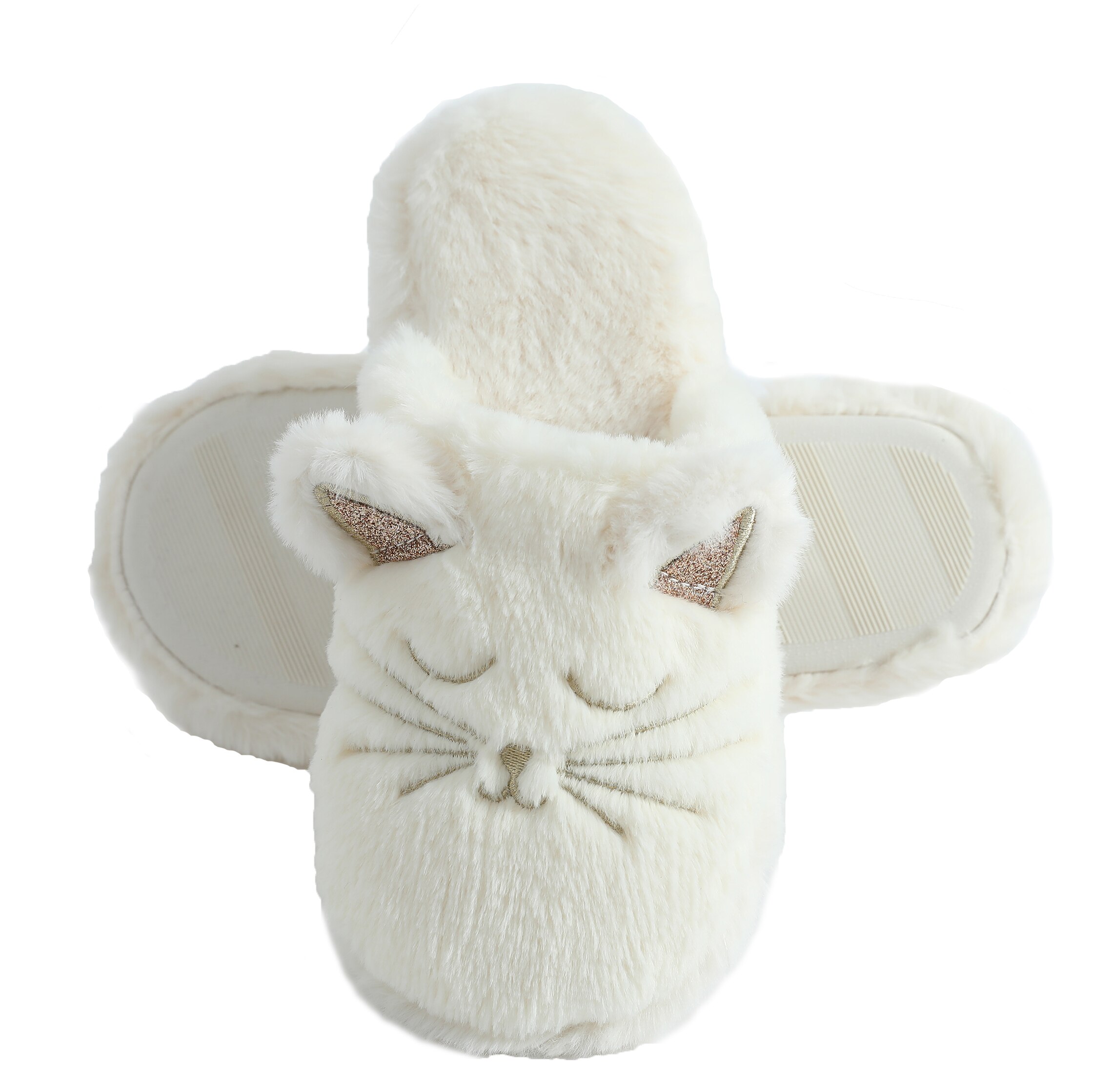 1pc bianco pantofole gatto animale pantofole a casa Millffy donne di modo Traspirante confortevole casa carino pantofole al coperto