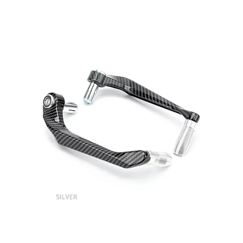 Motorrad Cnc Aluminium Legierung Lenker Bremse Kupplung Hebel Hand Schutzfolie Änderung Zubehör Handschutz: Silber