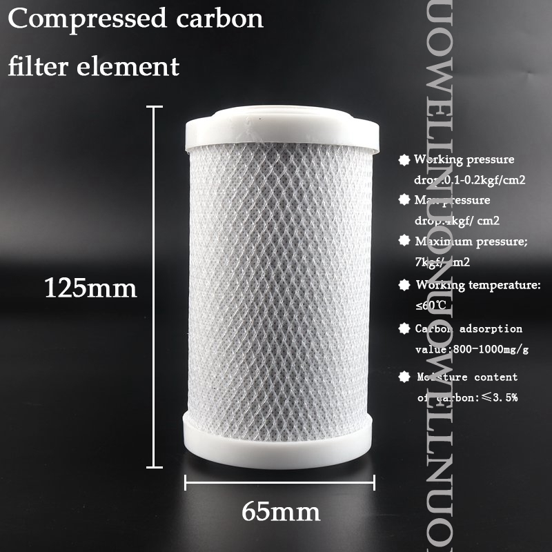 5- tums omvänd osmosfilter 1/4 ''~ 3/4 '' gängat aktivt kolfilter elementfamilj vattenfontän transparent renare