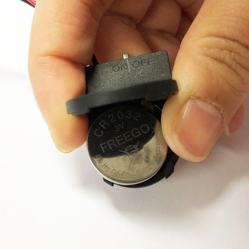 2/5PCS CR2032 Button Coin Cell Battery Socket Holder Case DIY Battery Storage Box With ON-OFF Switch 3 volt