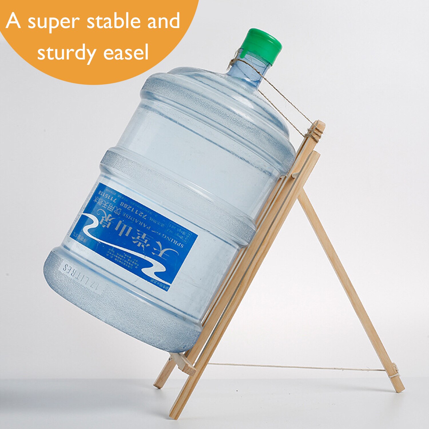 Portable Wooden Easel Display Shelf Holder Stand for Artist Painting Sketching DIY Arts Photo Cards Exhibition Display 50cm