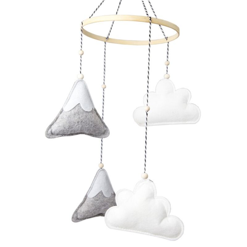 Baby Toddler Rattles Mobile Toys Crib Toy Bed Hanging for Baby Newborn Kids Crib Bed Bell Carousel Cots Handmade Room Decoration: 47-7