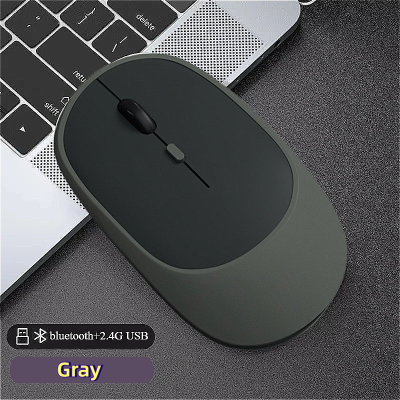 MINGCVIL Drahtlose Maus Bluetooth USB Stille Mäuse Einstellbare DPI Ergonomisches Wiederaufladbare Gaming Maus Für Xiaomi Tablet