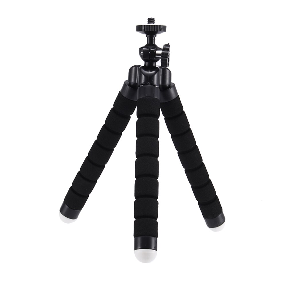 Mini tripé portátil para celular, esponja, leve, suporte qjy99 para câmera