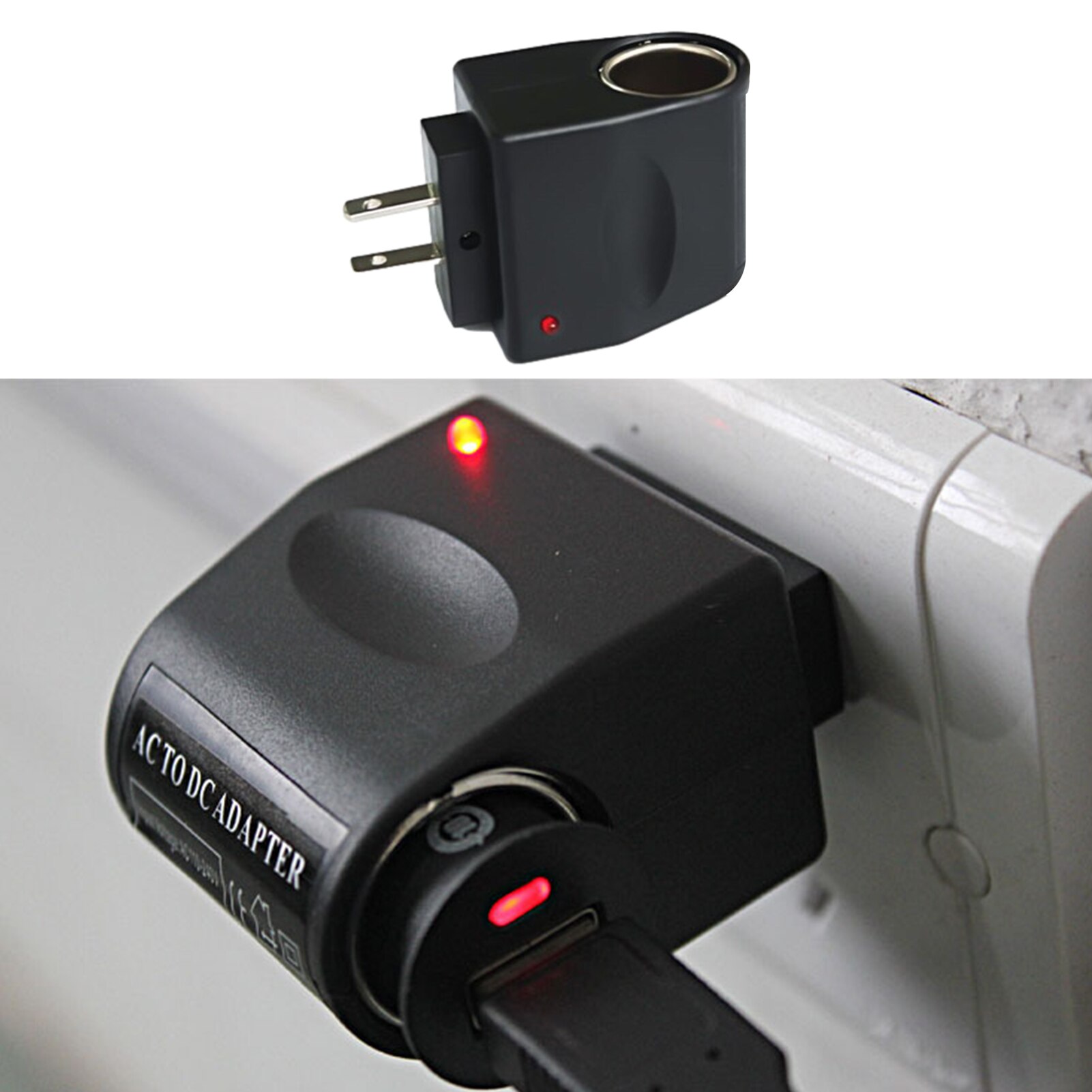220V AC Auf 12V DC Auto Zigarette Leichter Zauberstab Steckdose Stecker Adapter Konverter EU UNS Stecker Neue fallendes
