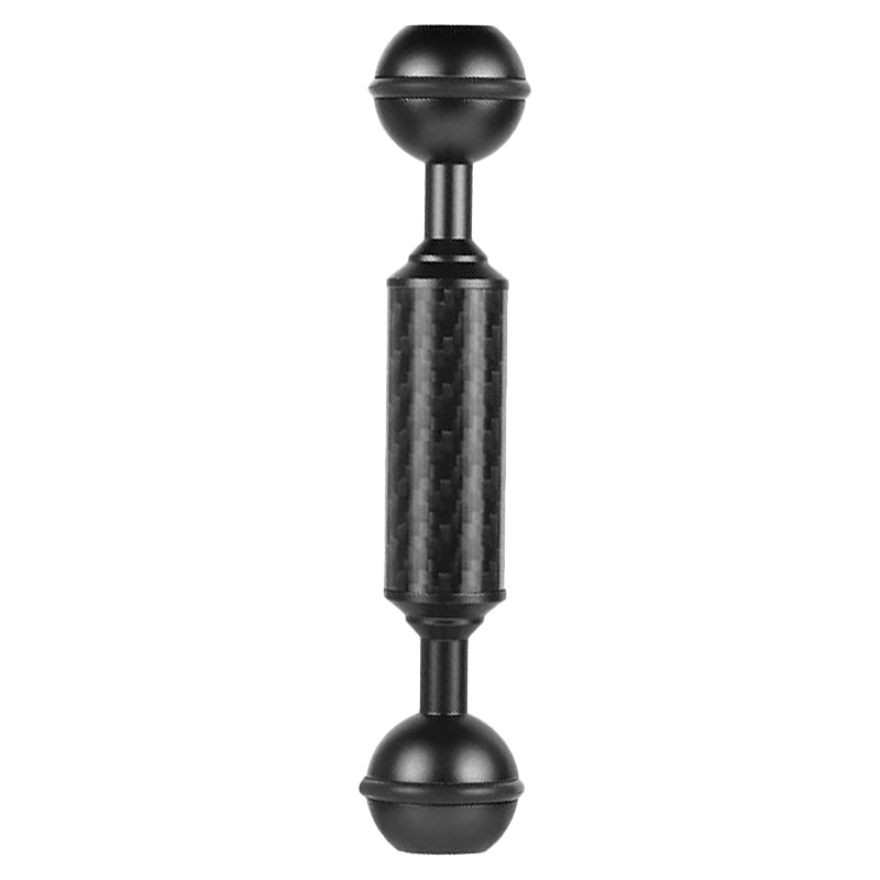 -Carbon Fiber Float Extension Arm 1 Inch Dual Ball Diving Camera Photography D20Mm 5 Inch Light Underwater Buoyancy Tripod