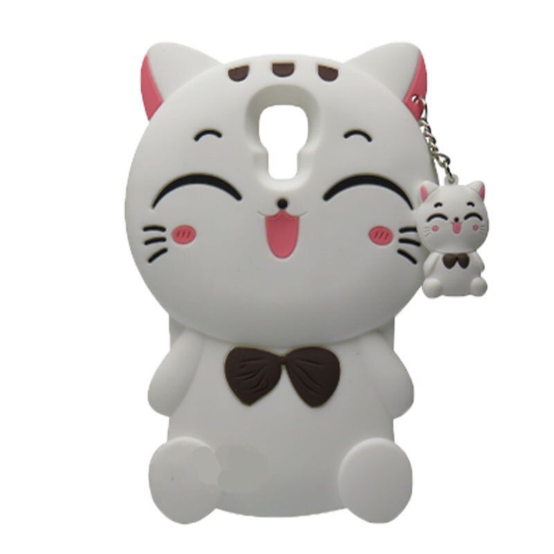 Para Meizu M5 M5S 3D del unicornio gato de dibujos animados suave de la piel del teléfono funda protectora para Meizu M5 M5S Meilan 5 5,2": 3