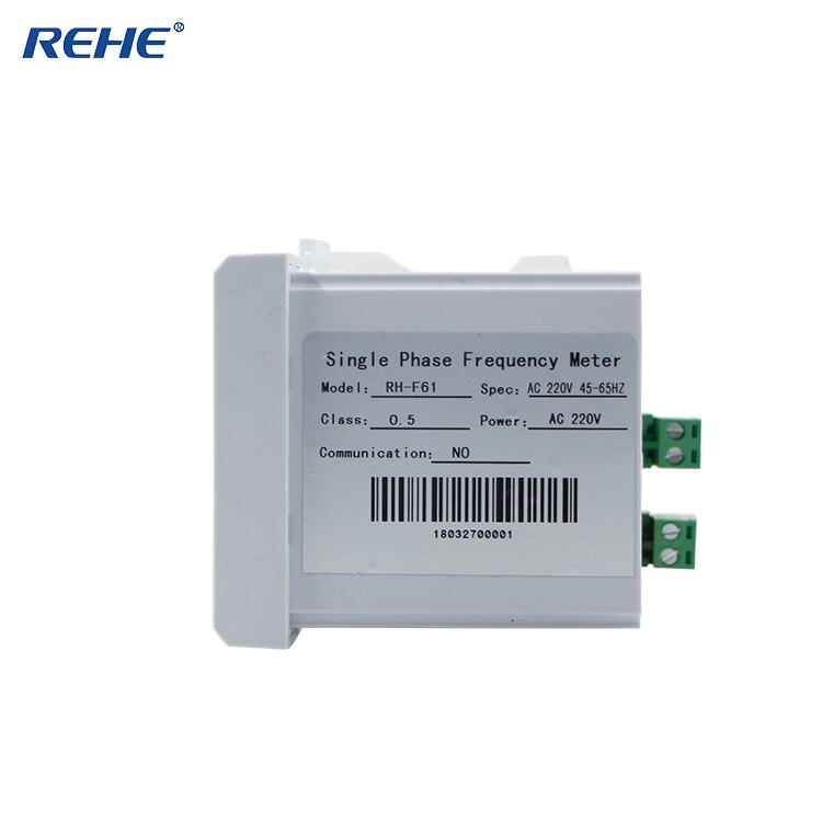 REHE RH-F61 72*72MM Digital Intelligent Single-phase Frequency Meter meter high Measurement Of Ture RMS Frequencia Meter