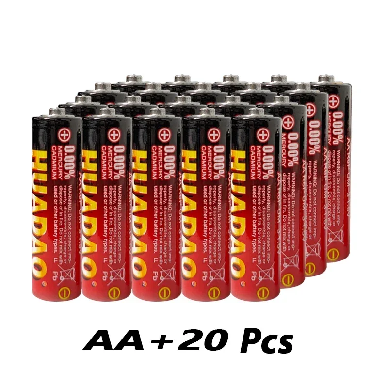 Batería alcalina AA de 1,5 V desechable utilizada para calculadoras, relojes, linternas, radios, ratones, reproductores de MP3, luces LED