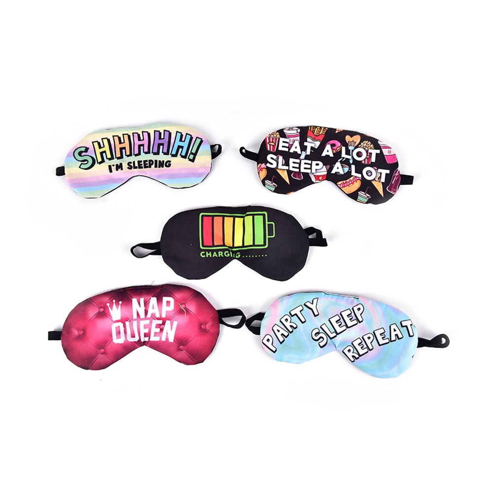 1pc sovemaske hvile reise slappe av sovehjelp bind for øynene øyeplaster sovemaske etui sove hvile 3d øyemaske for kvinner jente
