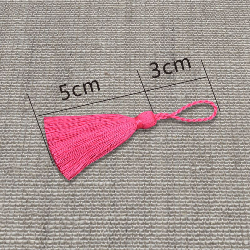 Borlas de algodón de 8cm, 5-20 piezas, cuerda colgante, flecos, borlas para manualidades de costura, cortinas para el hogar, accesorios de decoración de ropa
