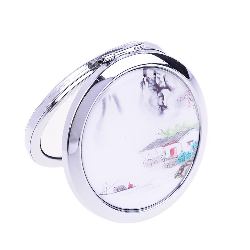 16 stijl dubbelzijdige mini-spiegels draagbare compacte zak dames meisje cosmetische kleine compacte spiegels opvouwbare spiegel make-upspiegel: 7