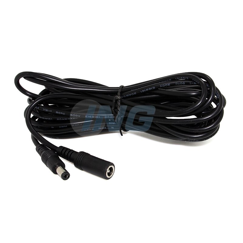 5M Extension Cord Connector DC Power Extension Cable DC Cable Adapter