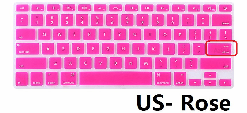 Pokrowiec na klawiaturę TPU do Macbook Pro 13 15 2015 Retina A1502 A1398 US EU English For Macbook Retina 13 15 Keyboard Protector: green