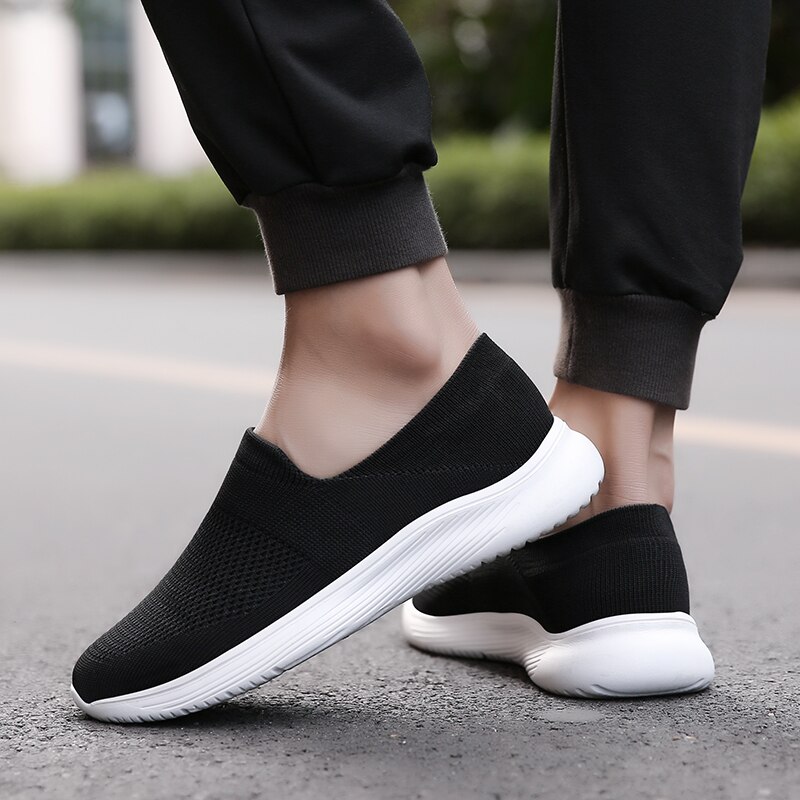 Tenis masculino herr tennisskor utomhus sneakers slip on herr tränare lätta gym sportskor jogging skodon vuxen