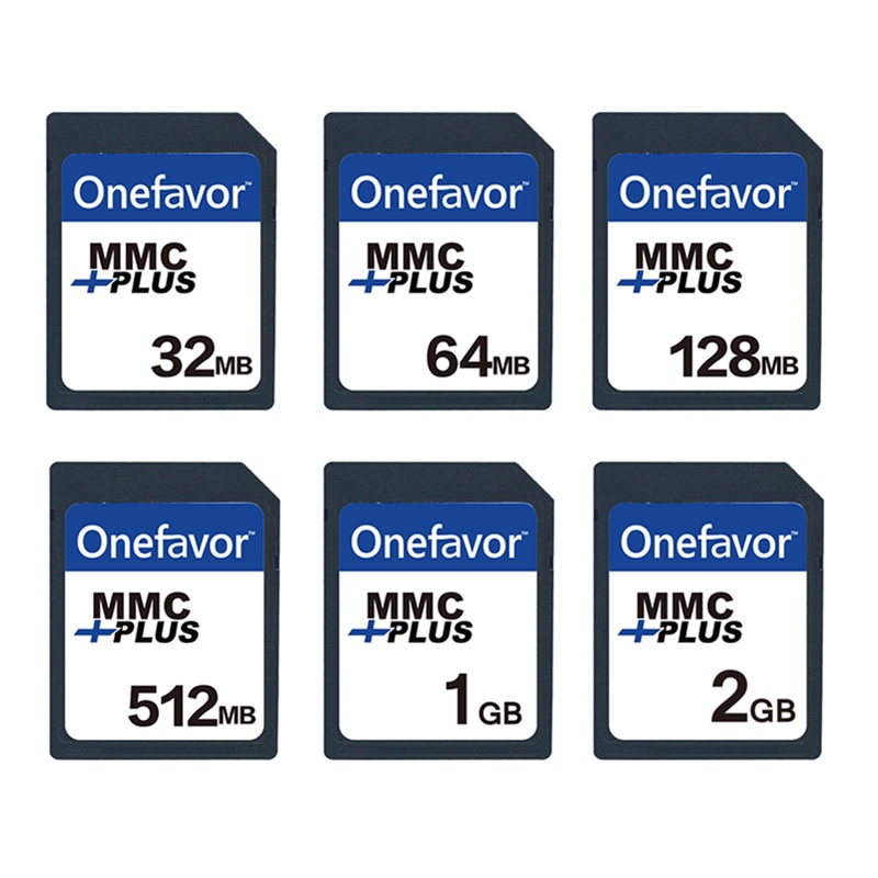 5 stks onefavor 32 mb 64 mb 128 mb 256 mb 512 mb 1 gb MMC MultiMedia Card 13 PINS voor Oude Camera