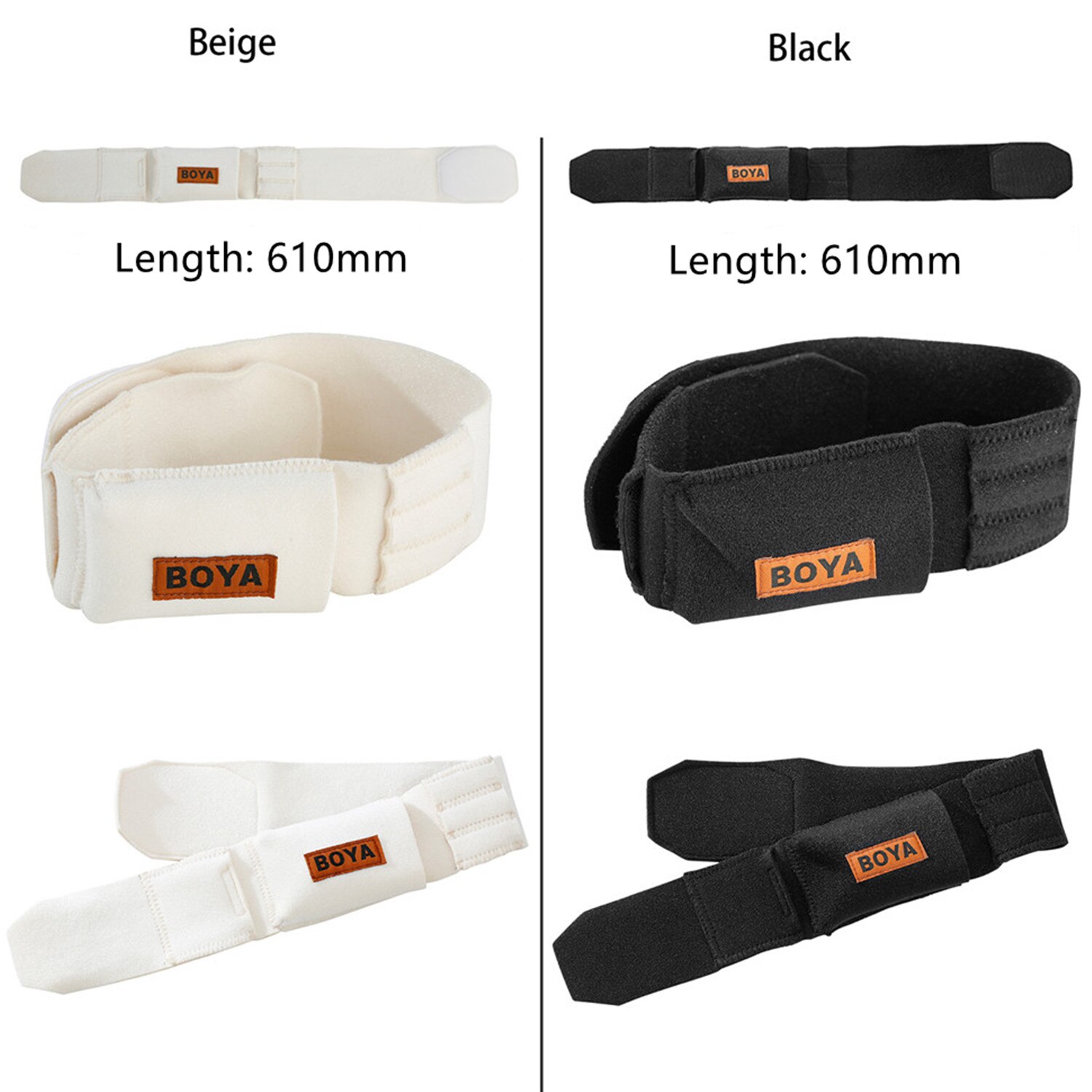 BOYA za pomocą-MB2 profesjonalne 610mm podwójne pasy zestaw Bodypack przewoźnik pasy robić ukrywania bezprzewodowy mikrofon kondensujący nadajnik