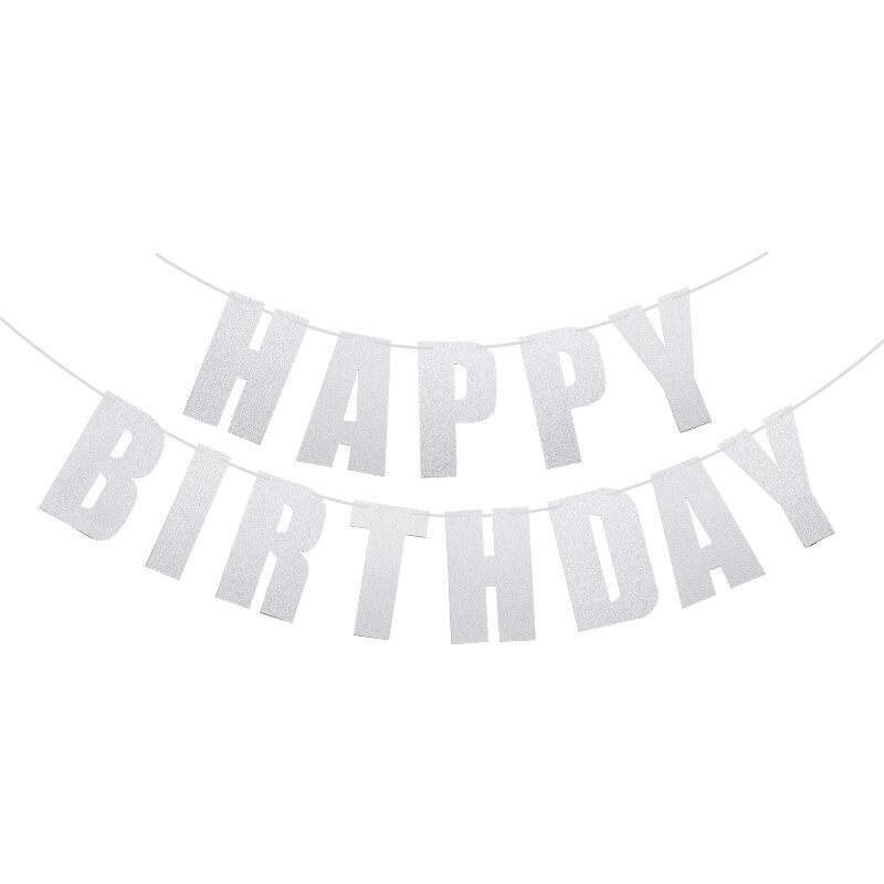 Happy Birthday Balloon Set Balloons Garland Hanging Banner Bunting for Kids Birthday Baby Shower Anniversary Party Decoration: B06