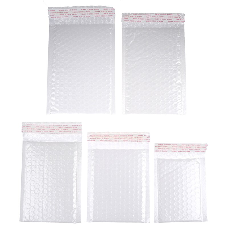 8pcs White Paper Bubble Padded Mailers Envelopes Bag Bubble Mailing Envelope Bag Packaging Bags Mailer Bags