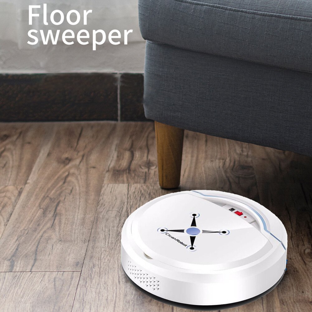 Automatic Smart Robot Vacuum Cleaner Small Vacuum Cleaners Sweeping Robot Floor Dirt Auto Home Rechargeable Cleaning Machine