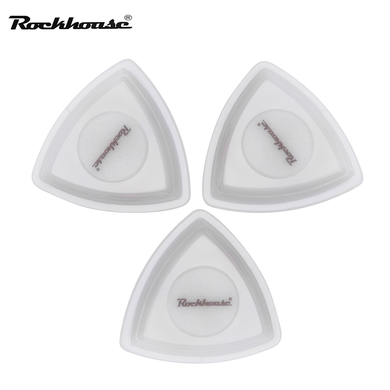 Rockhouse LED Guitar Pick Luminous Guitar Picks Built-in 3pcs LEDs for Acoustic Folk Guitar Electric Guitars Accessories 3pcs