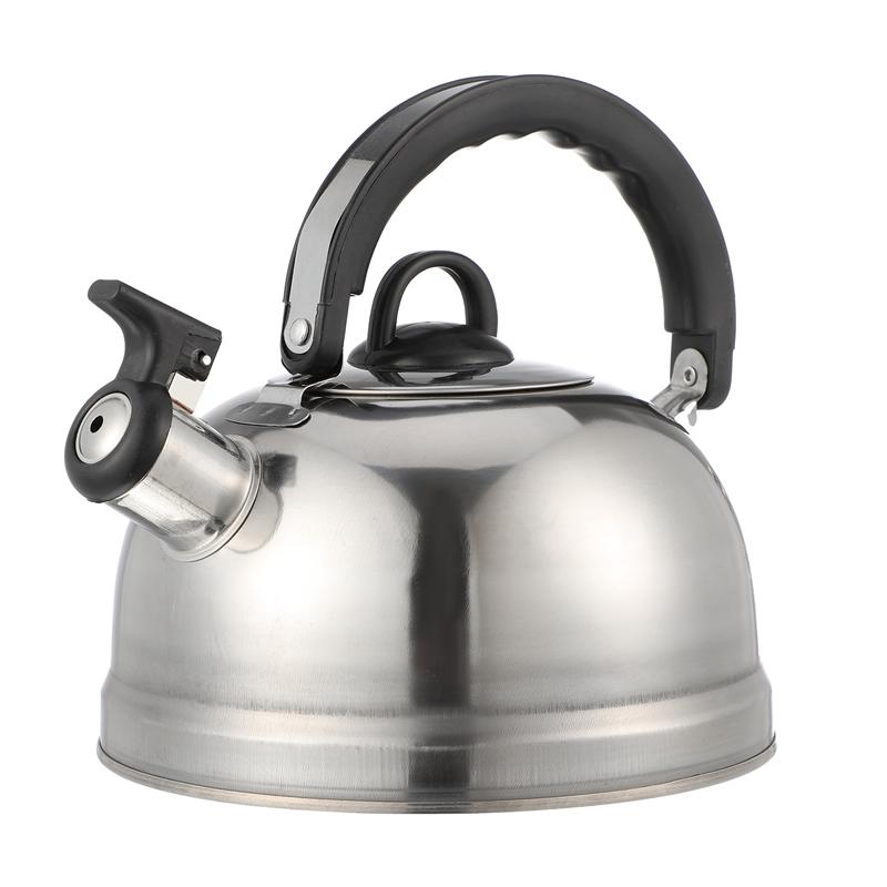 1Pc 1.2L Rvs Fluitketel Huishoudelijke Kook Water Ketel Klinkende Ketel: sliver