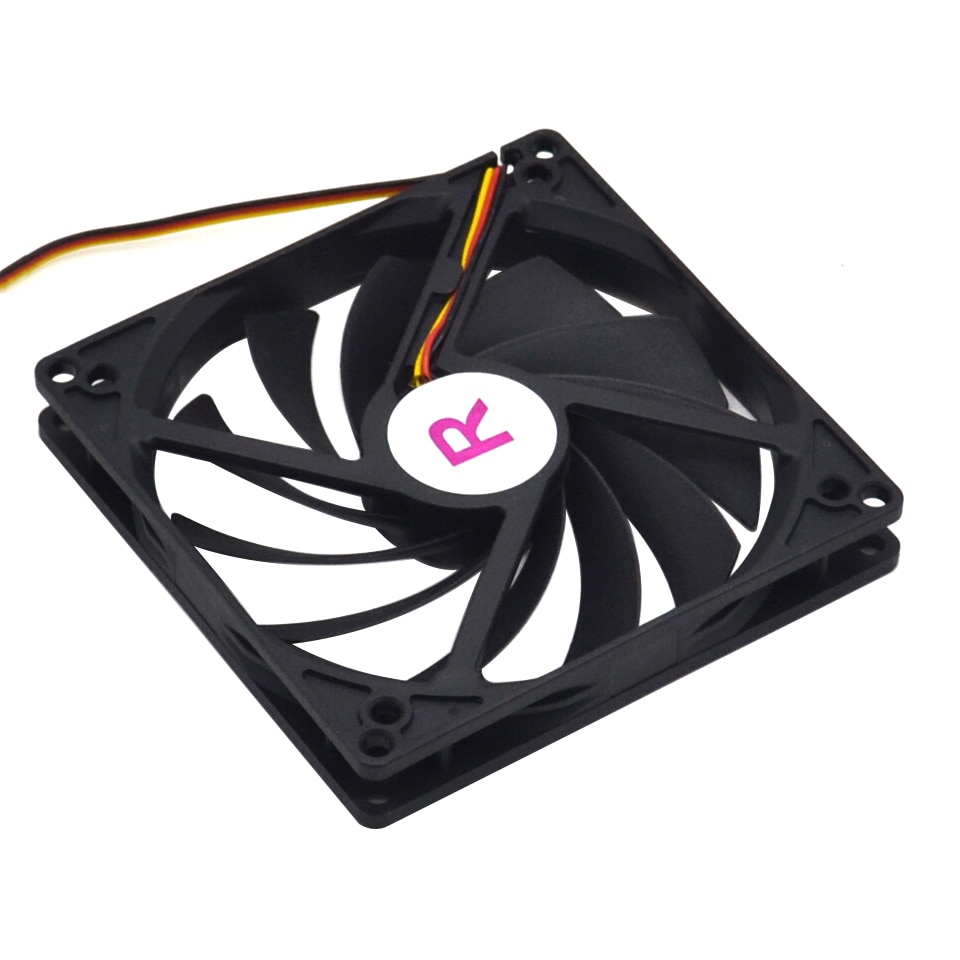 100mm, ventilador de 10 cm, ventilador único, ultradelgado, lavable, súper silencioso, para fuente de alimentación, para enfriador de ordenador