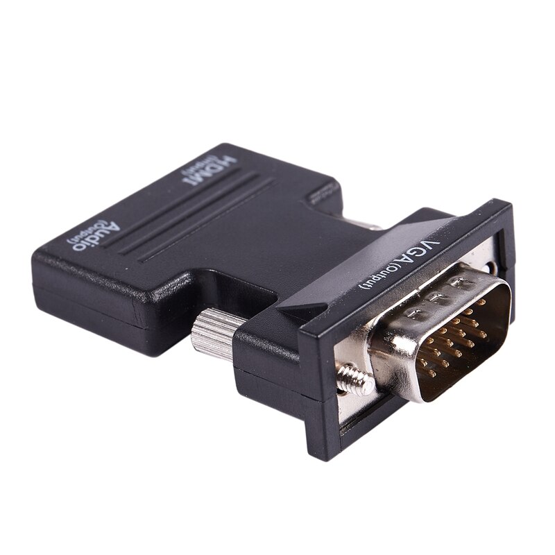 1080P HDMI Female To VGA Male With Audio Output Cable Converter Adapter