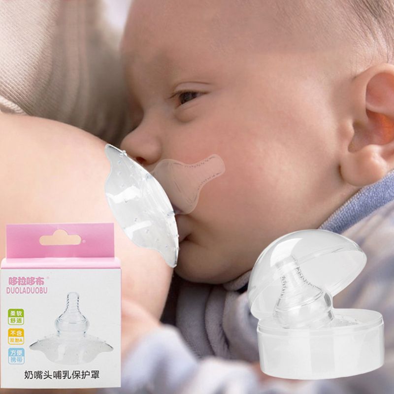 Silikon Nippel Schild Mutterschaft Schutz Baby Pflege Brust Milch Fütterung Shell 95AE