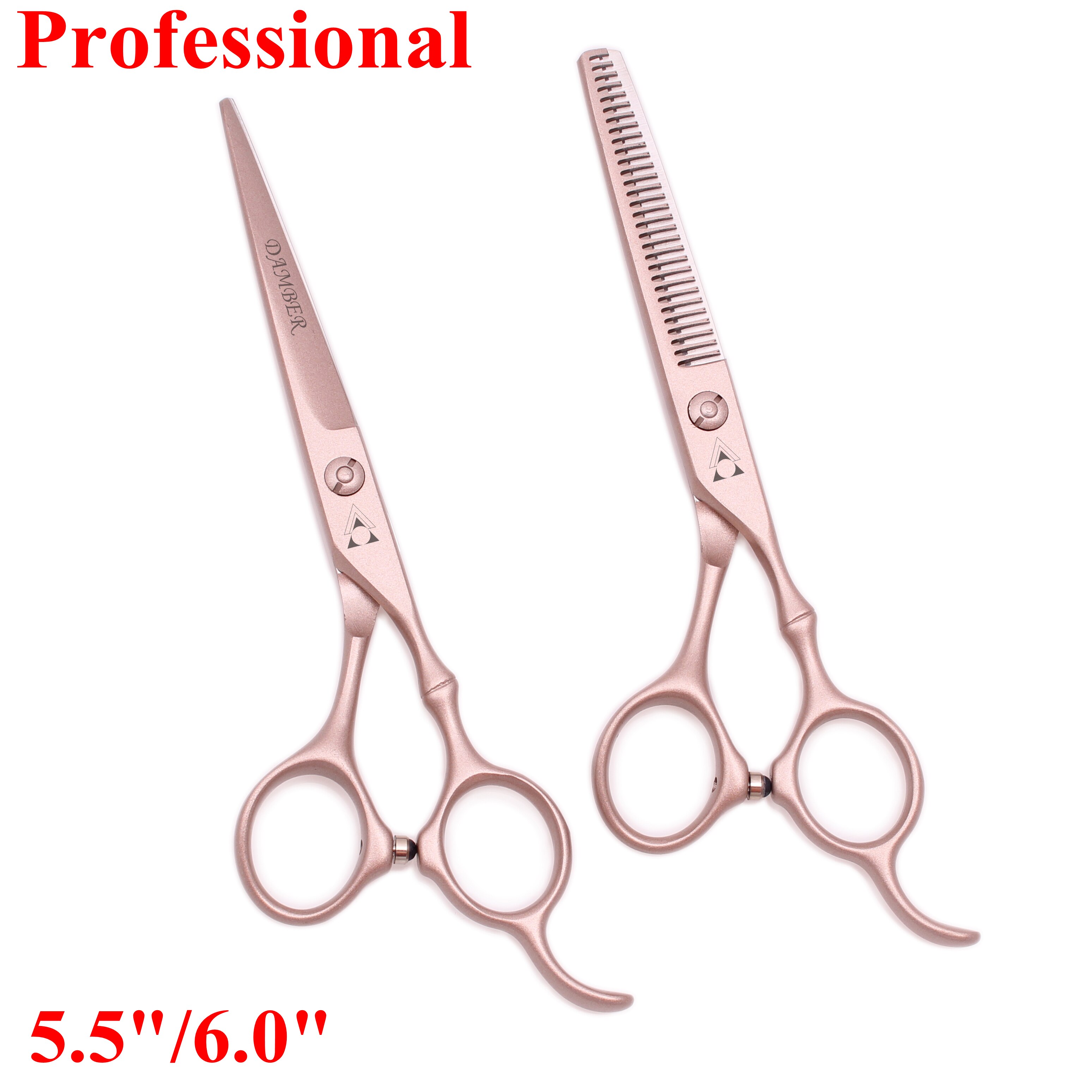 Tijeras profesionales de acero japonés para peluquería, Set de corte de cabello de , 6 440C, 5,5